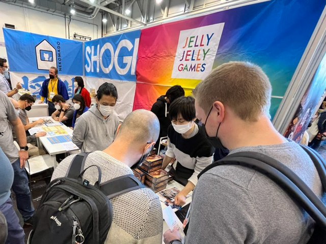 ドイツ・エッセンで開催されたSPIEL ESSEN 2022 のJELLY JELLY GAMESブース