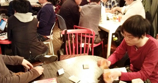 4月11日のボードゲームナイトの様子