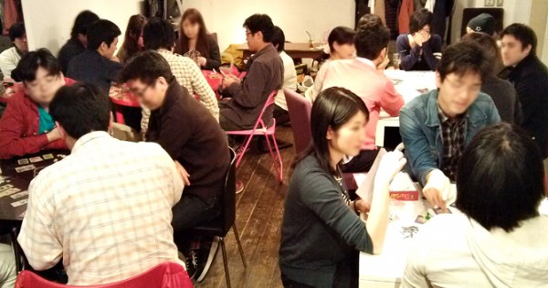 4/20に開催したボードゲームカフェの様子